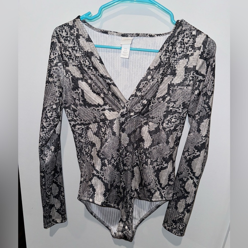 Snakeskin bodysuit